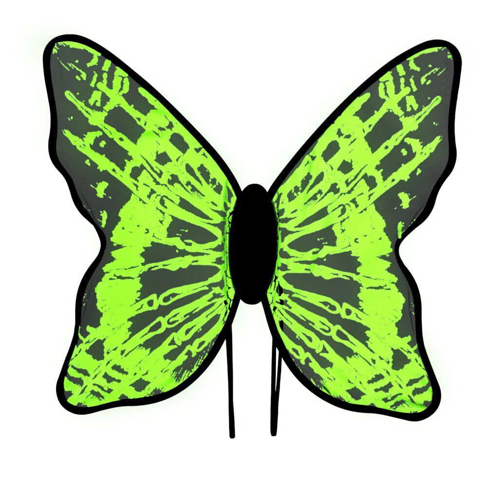 Ailes de papillon phosphorescentes