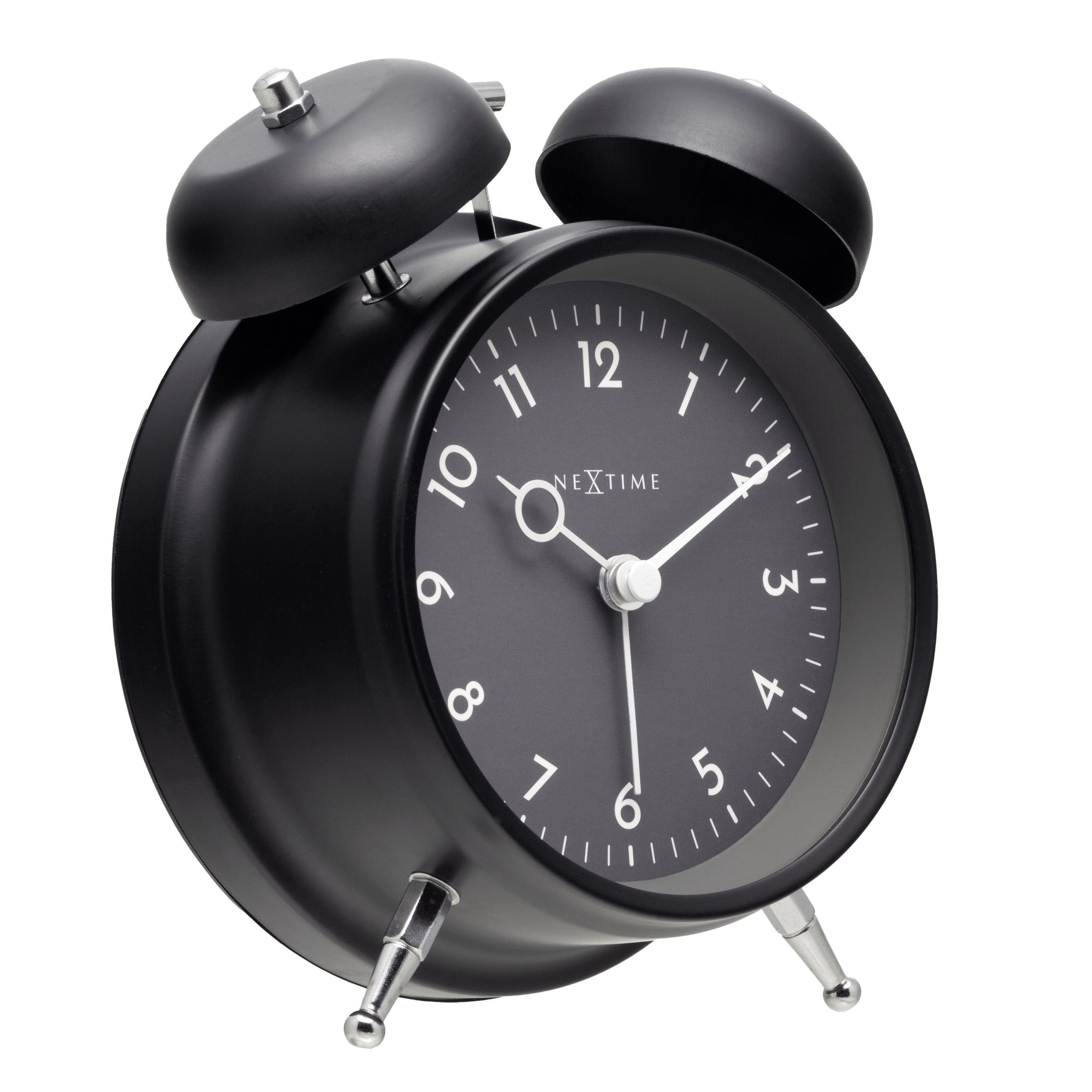 NeXtime - Tafelwekker 12 x 14 x 6cm-Stil-Licht-Metaal-NeXtime Golden