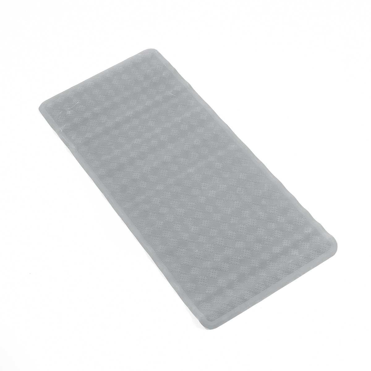 Tapete WC Antiderrapante Cinza Escuro 34x74cm