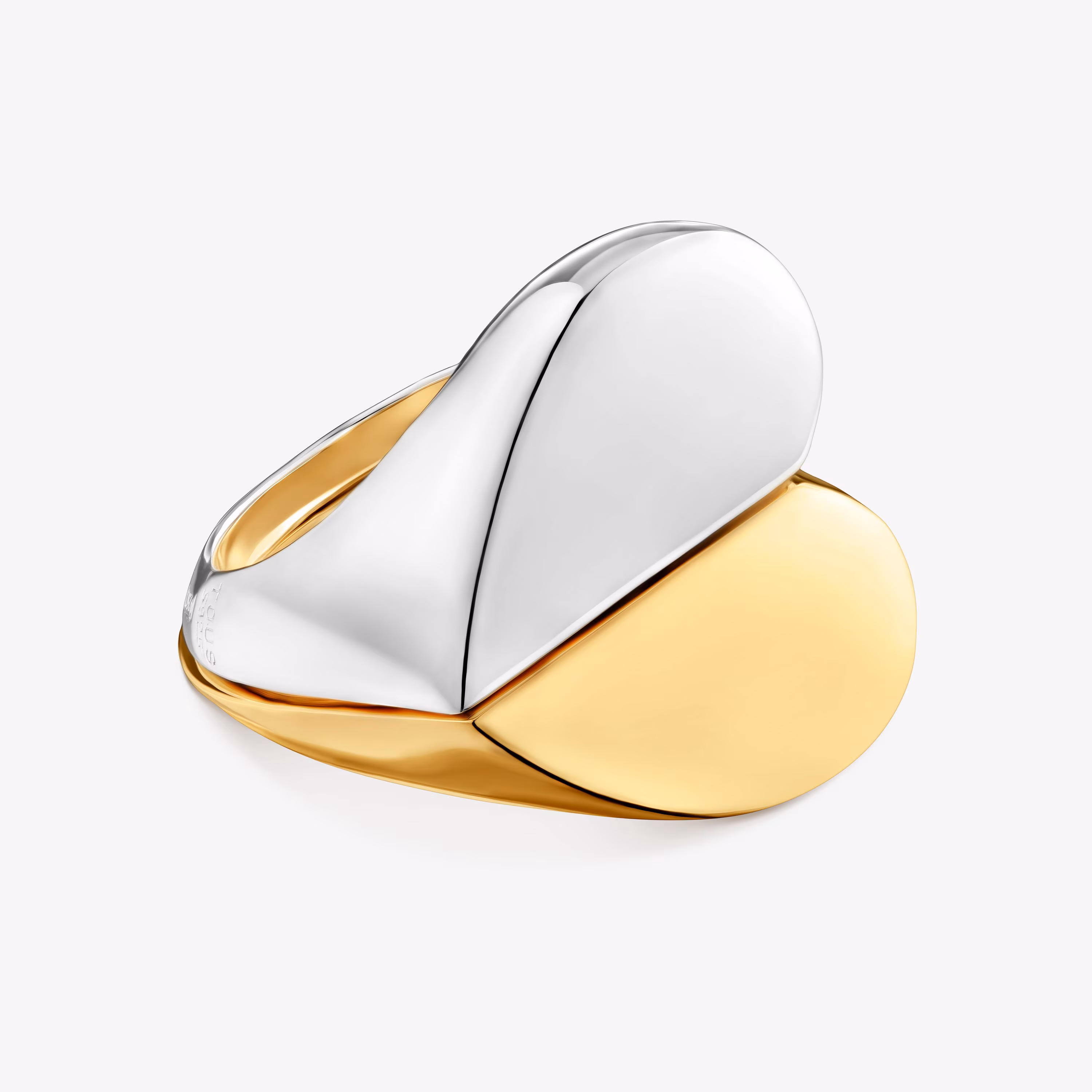 Pack de anillos bicolor motivo corazón TOUS 1950