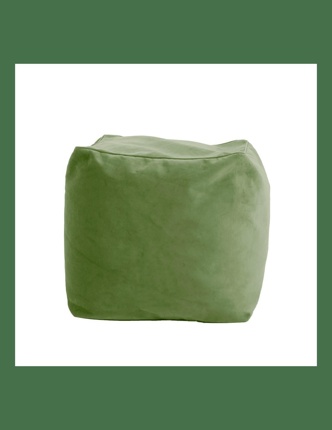 JUMBO VELVET - Repose pieds d'intérieur en velours rouge scarlet