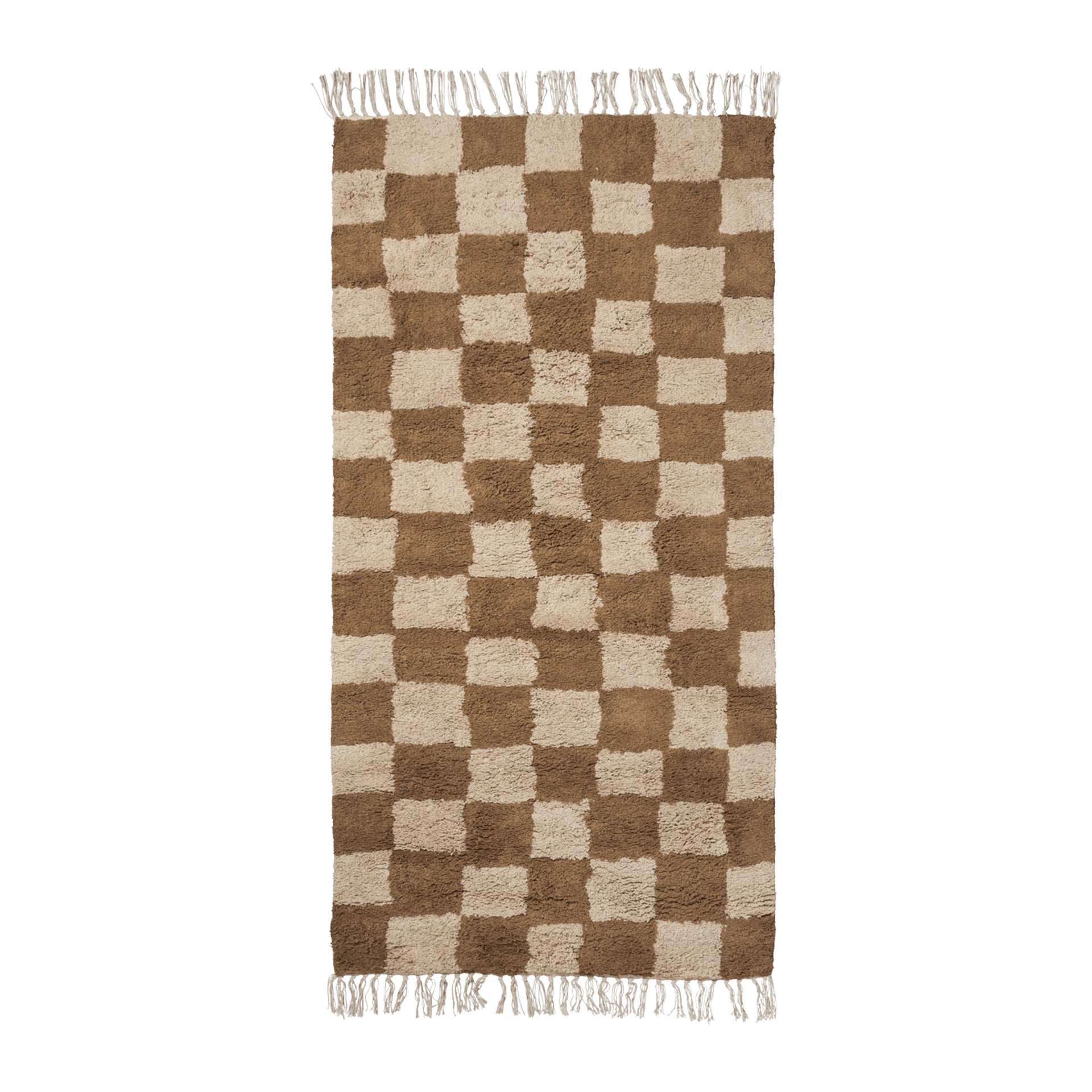 Ferm Living Mara Vloerkleed 80 x 150 cm - Tan / Warm Sand
