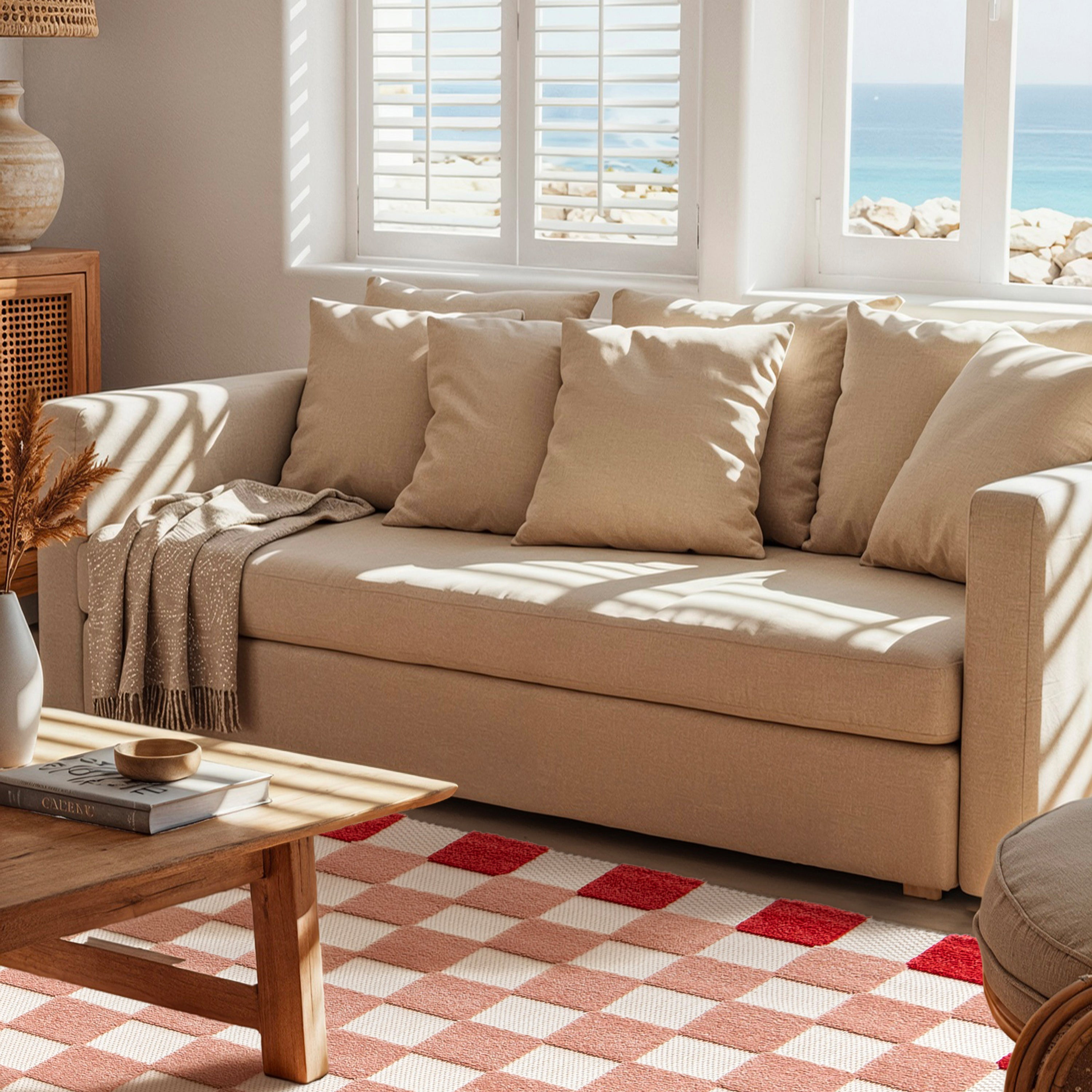 by fonQ Cuby Vloerkleed 200 x 290 cm - Blush