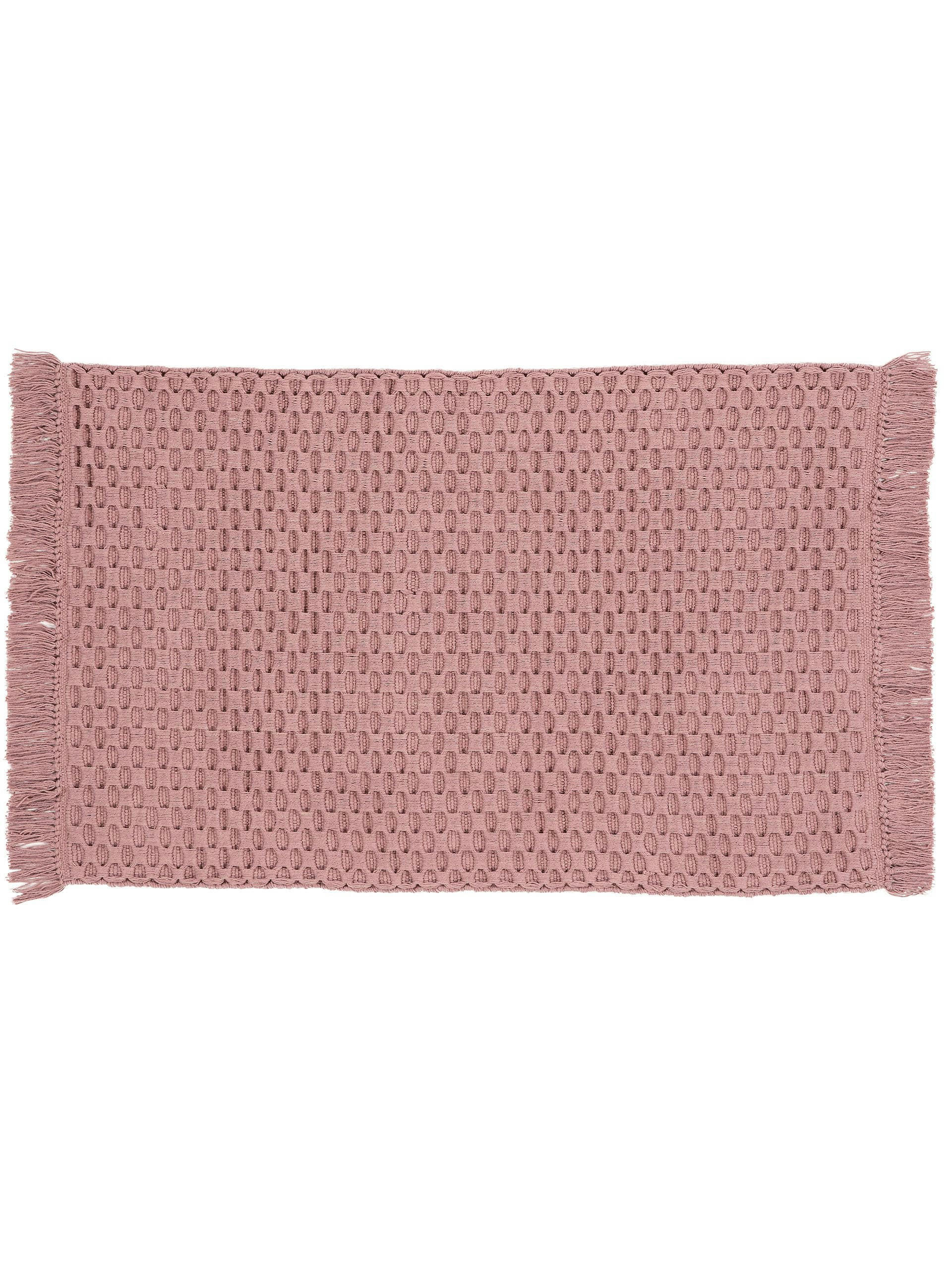 ALEXIS - Tapis de bain rose 70x140