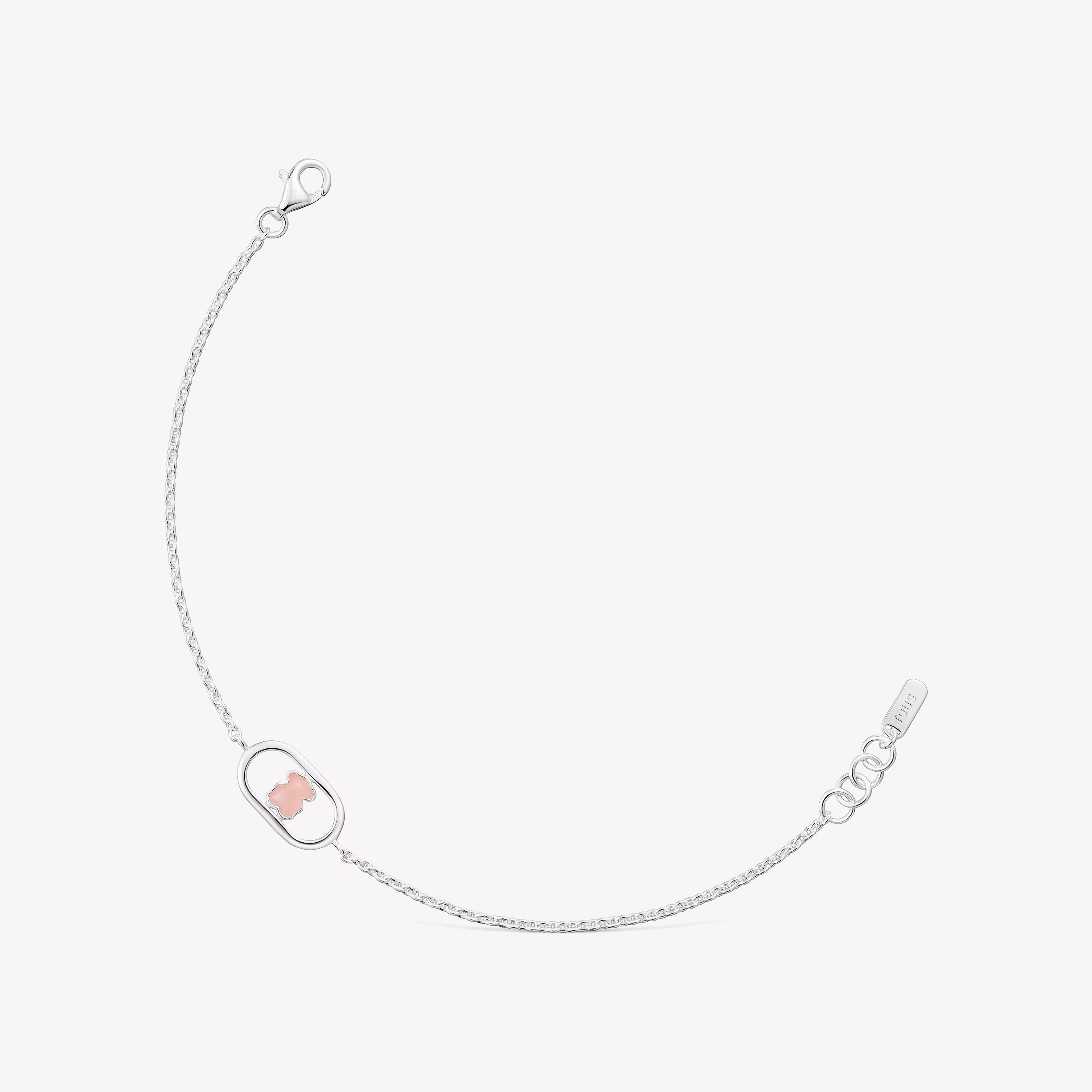 Pulsera cadena de plata y cuarzo Camille