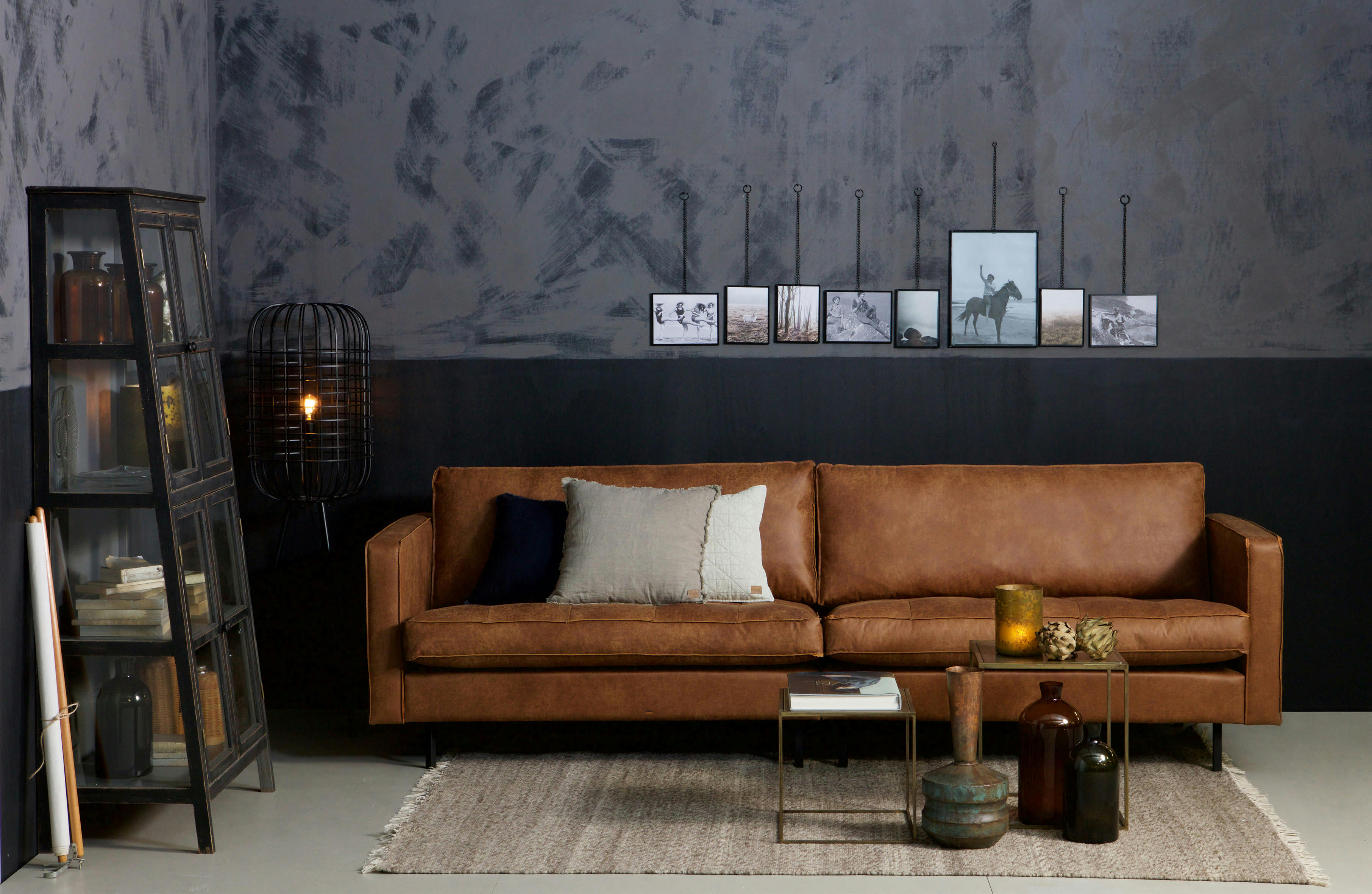 AES - 2 tables basses gigognes effet laiton