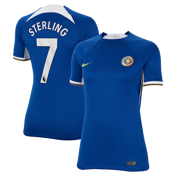 Raheem Sterling Chelsea Nike Women's 2023/24 Home Stadium Replica Jersey - Blue/Navy