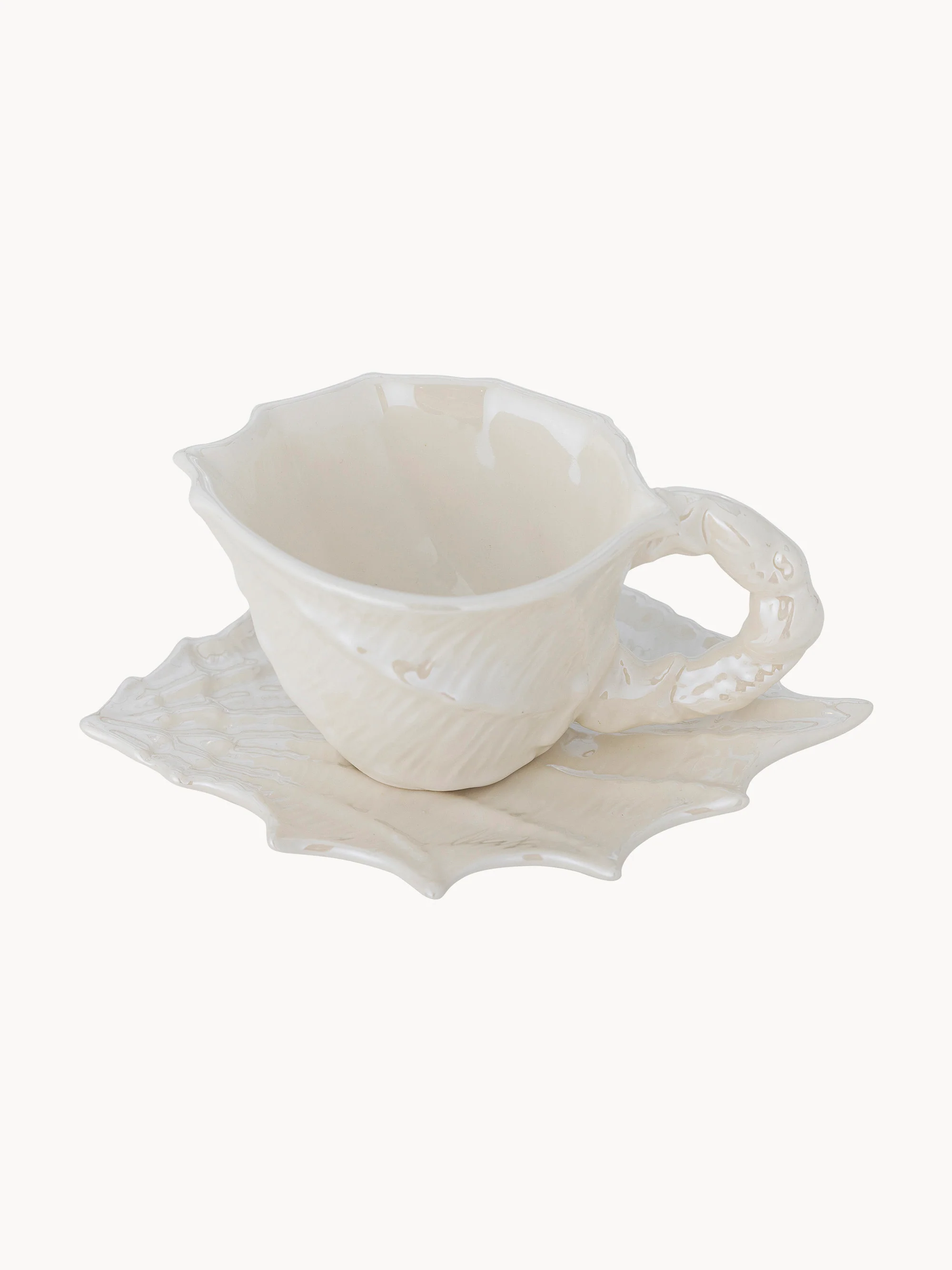 Kaffeetasse Shellie mit Untertasse