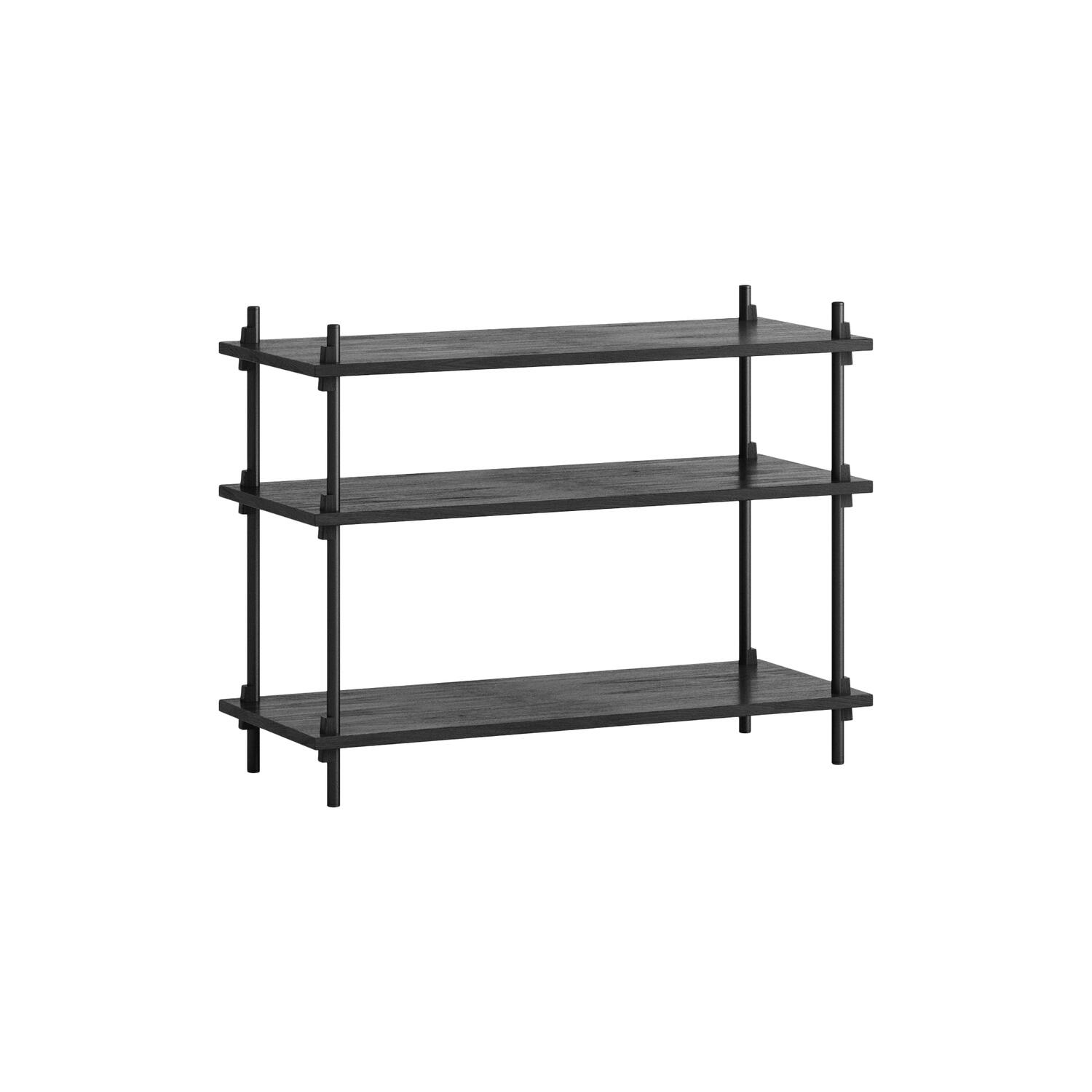 Shelving Classic Low, black/black