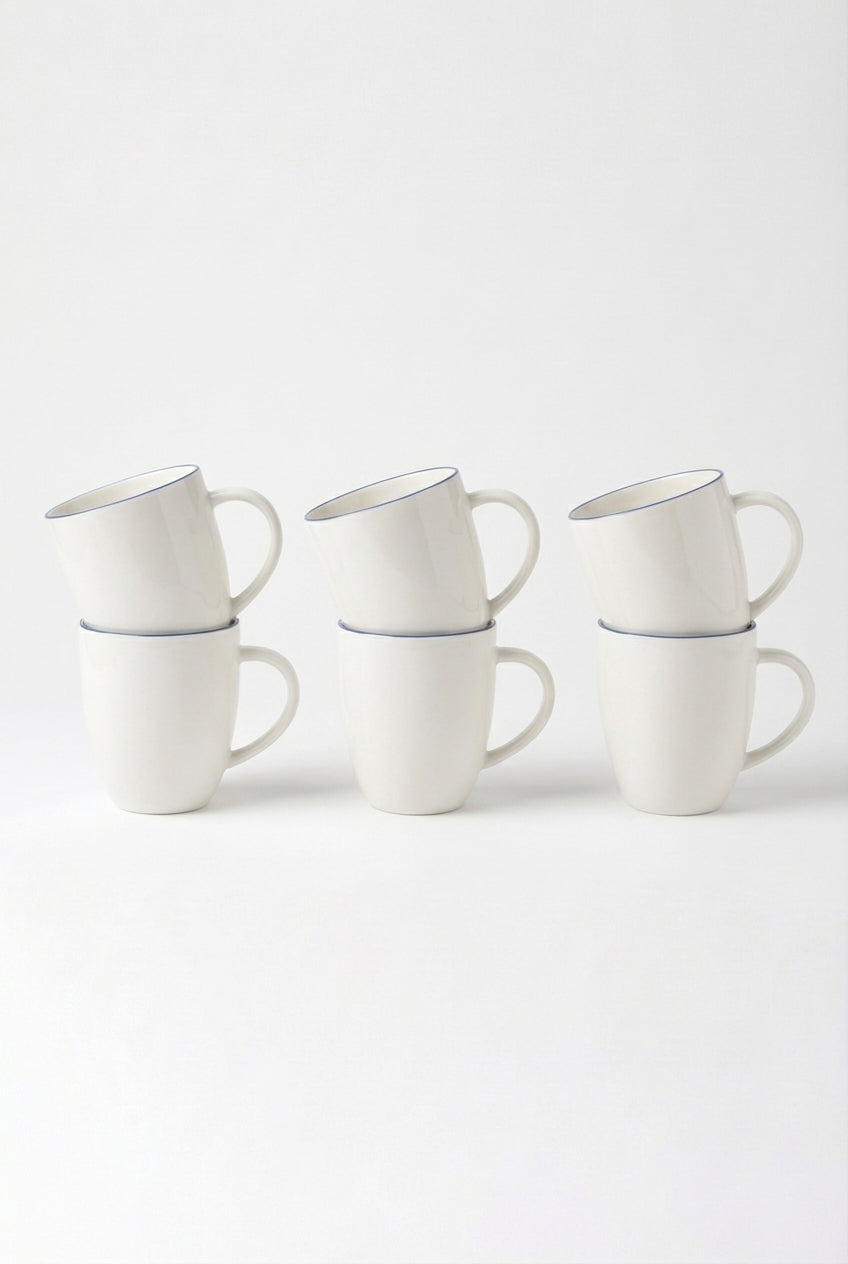 vtwonen - woonaccessoires - wit - set van 6