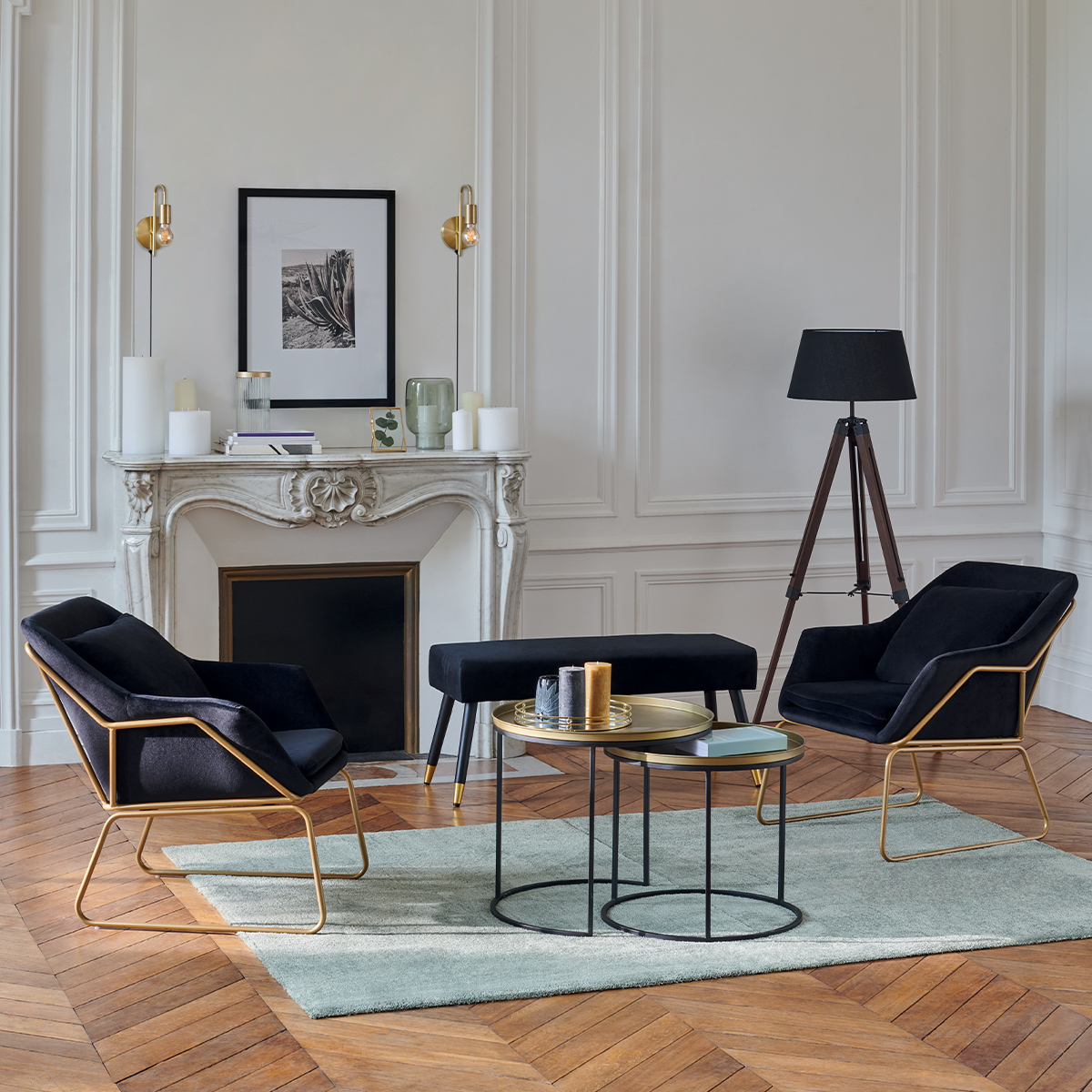 Rug "Joanne" Khaki green, 160x230 cm