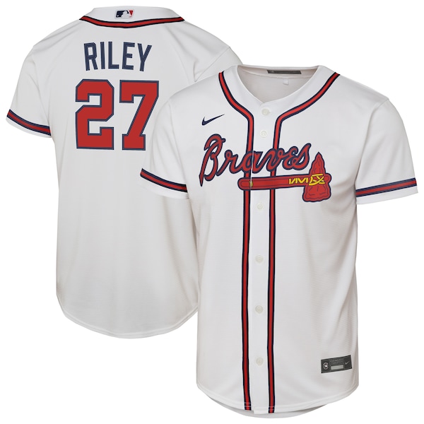 Austin Riley Atlanta Braves Nike Youth Home Replica Player Jersey - White