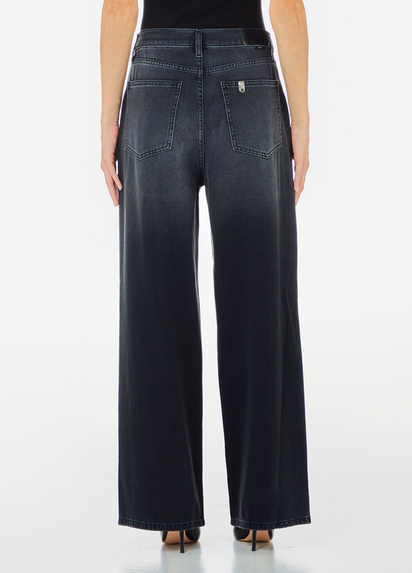Jeans flare in cotone
