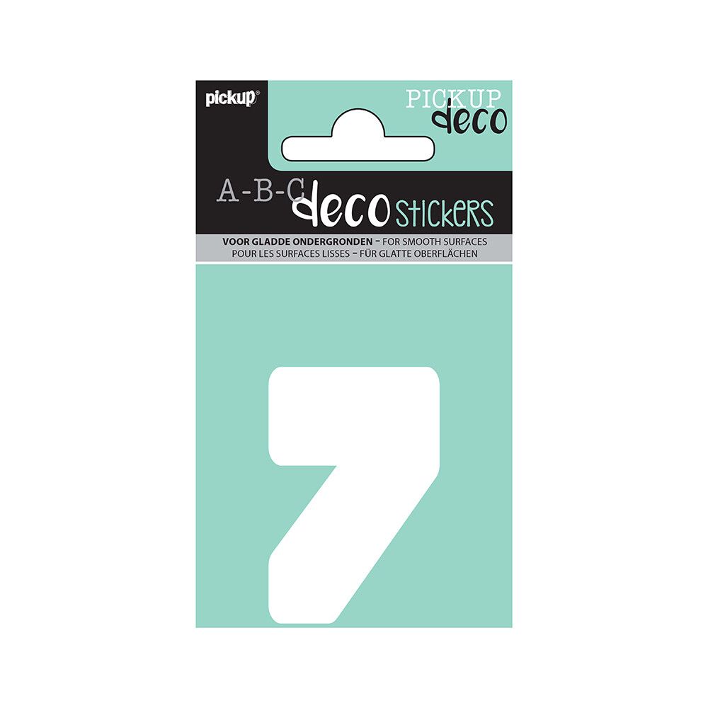 TALL PICKUP 7 ABC DECO ANNA 60 MM 7 HVIT