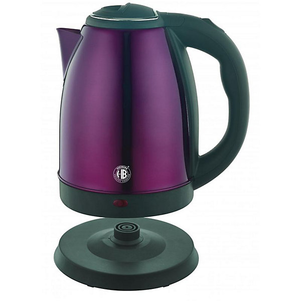 Bouilloire électrique 1.8L inox sans fil Violet HerzbergHG5011-PUR