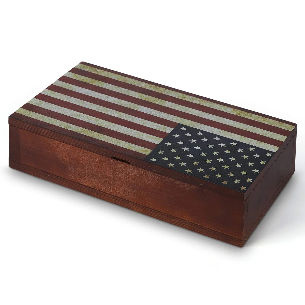 Wall Mounted Wooden Firearm, Magazine and Knives Storage Box