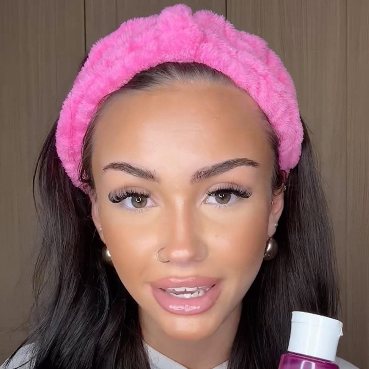 Give Me Pink Fleece Headband