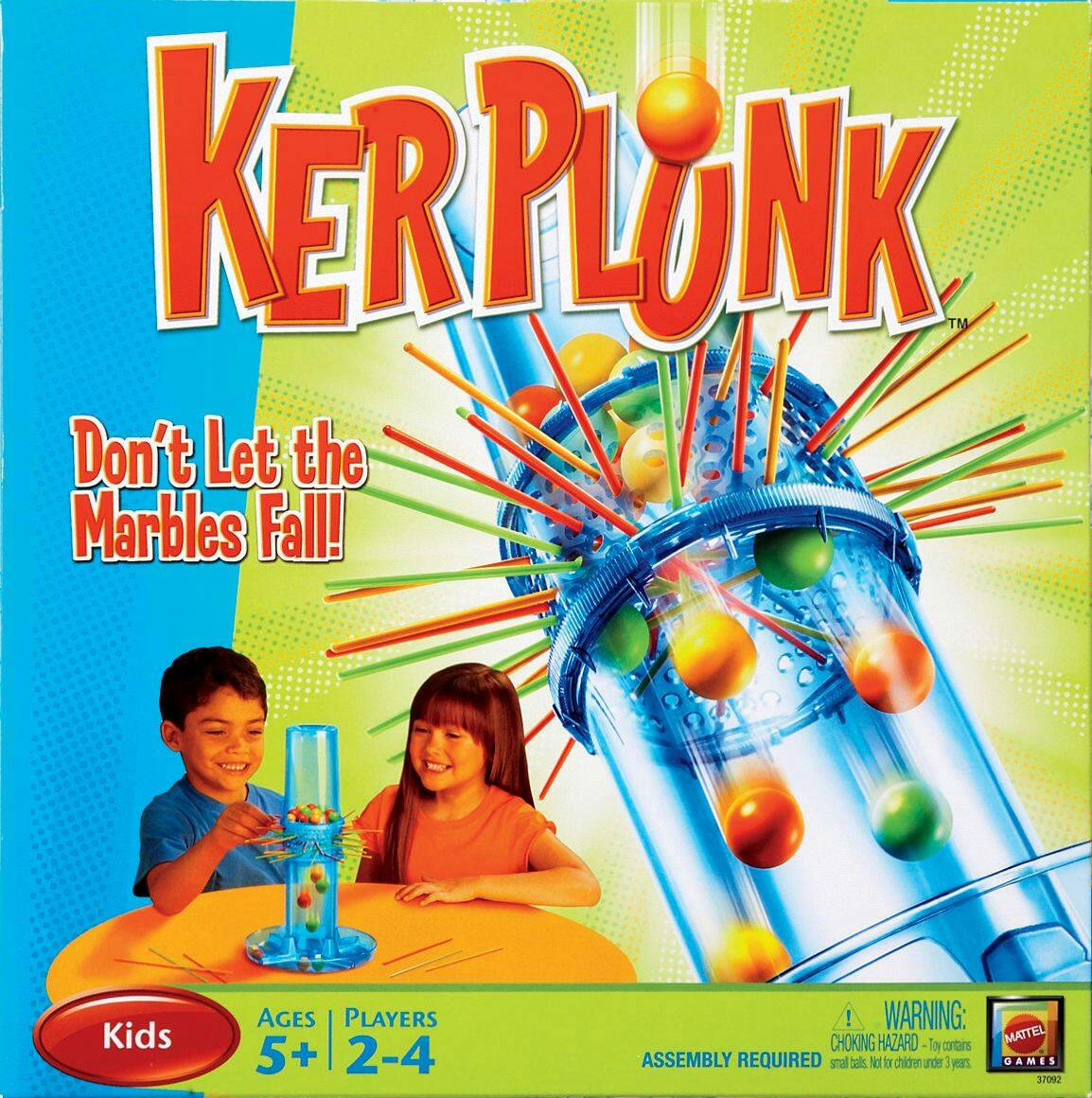 Mattel Kerplunk® Classic Skill Game For Kids W/Marbles, Sticks & Game Units, Ages 5+