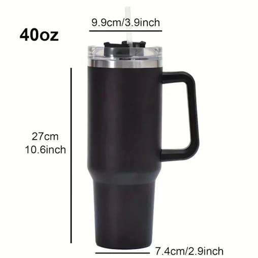 NNEOBA Stainless Steel Insulated Water Bottle with Handle