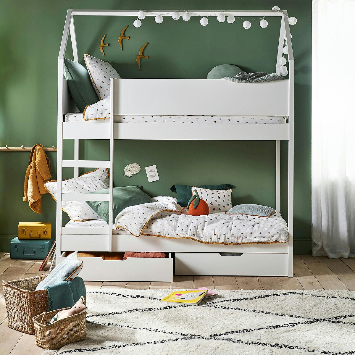 Drap-housse gaze de coton, Tulipe