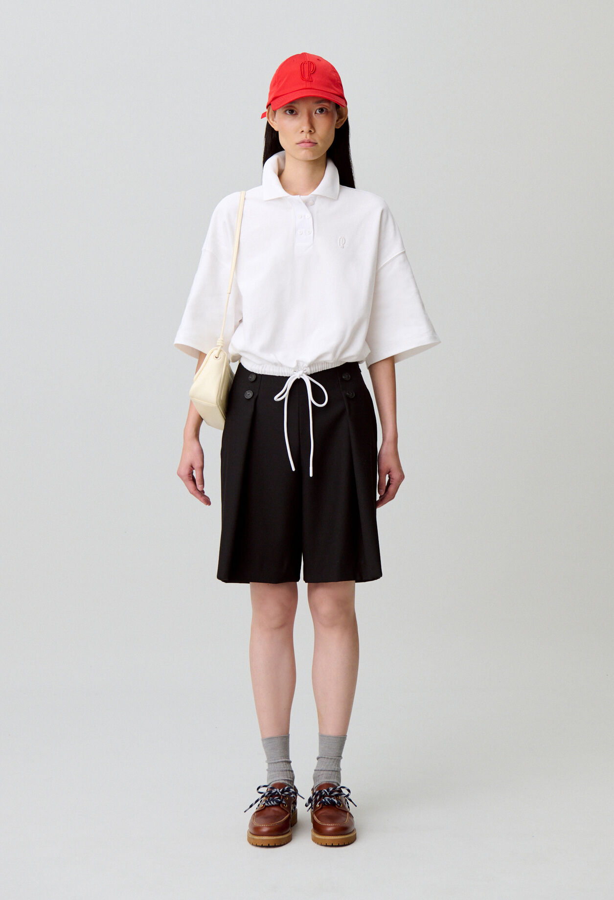 T-shirt coton col polo