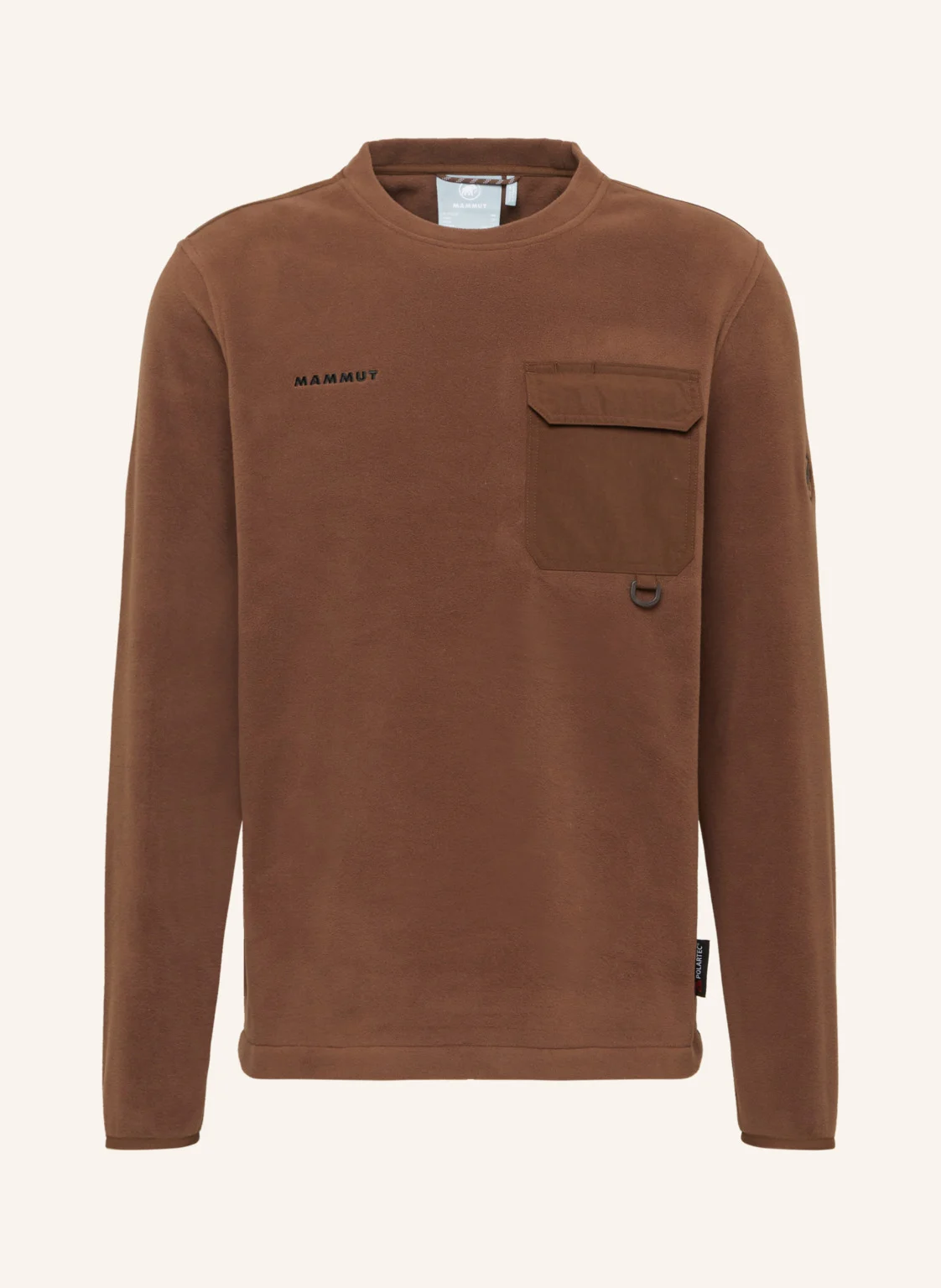MAMMUT Midlayer-Pullover MOONSTONE LIGHT ML HYBRID CREW NECK
