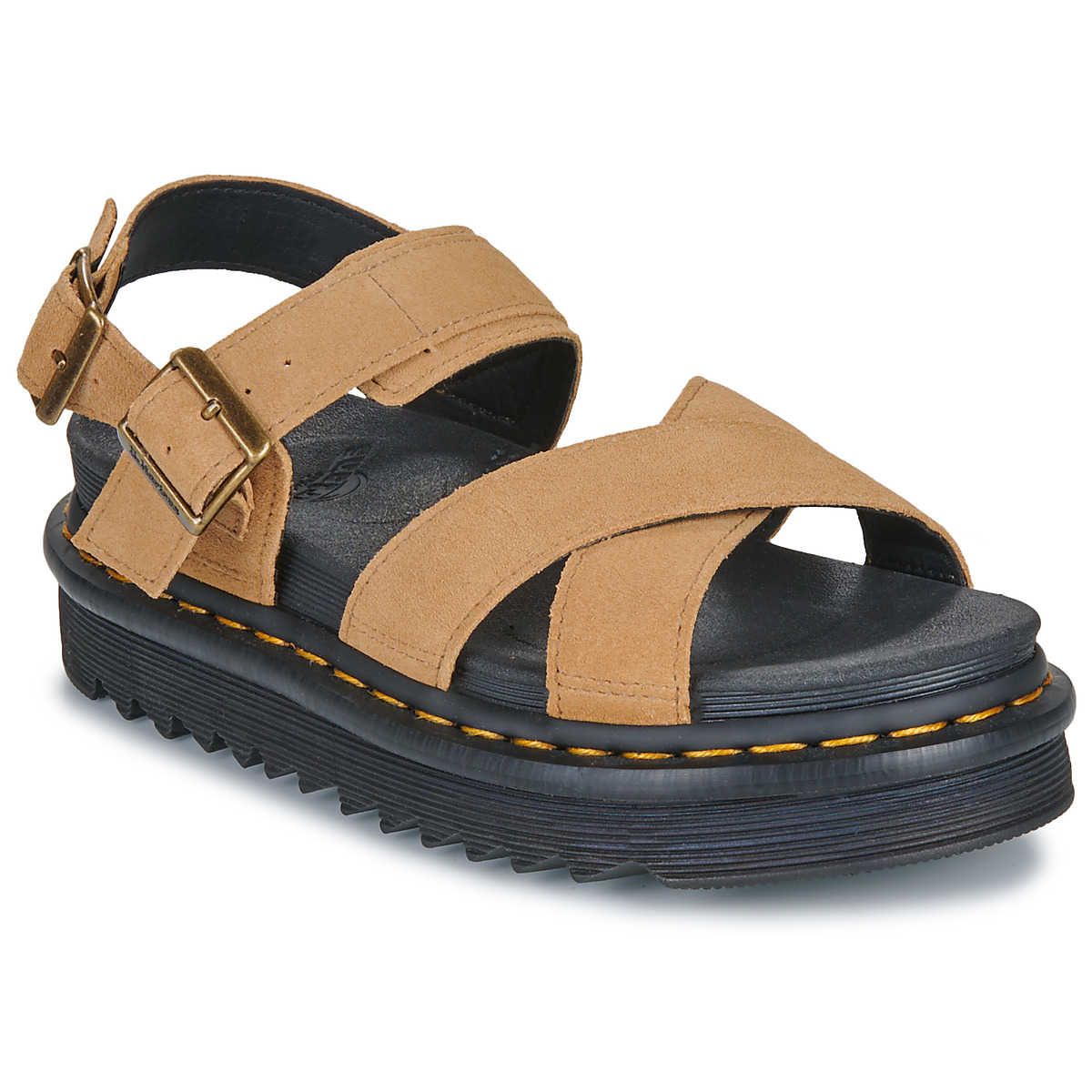Dr. Martens - Voss II Sandal Tan Suede - Brown