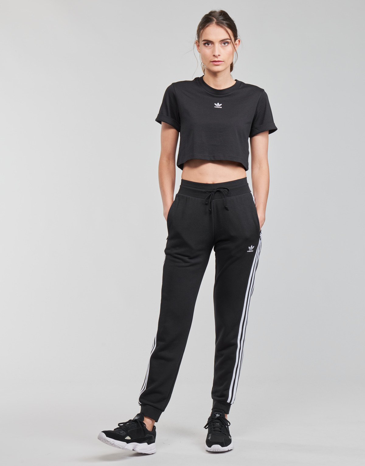 adidas - SLIM PANTS - Black