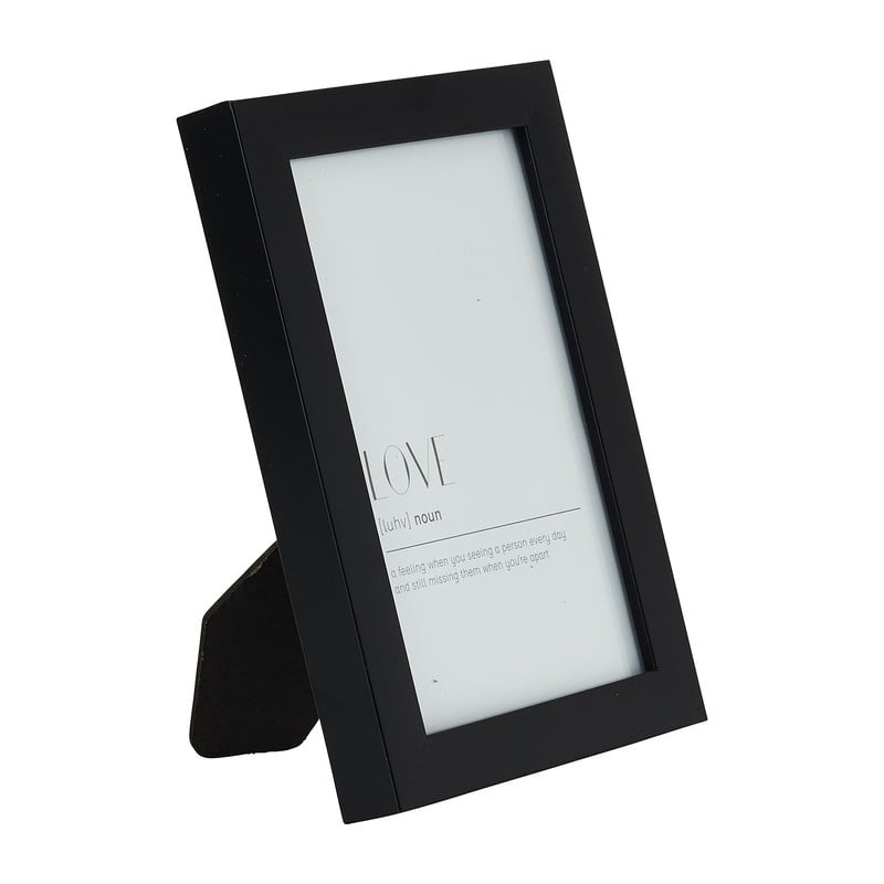 Fotolijst basic - zwart - 10x15 cm