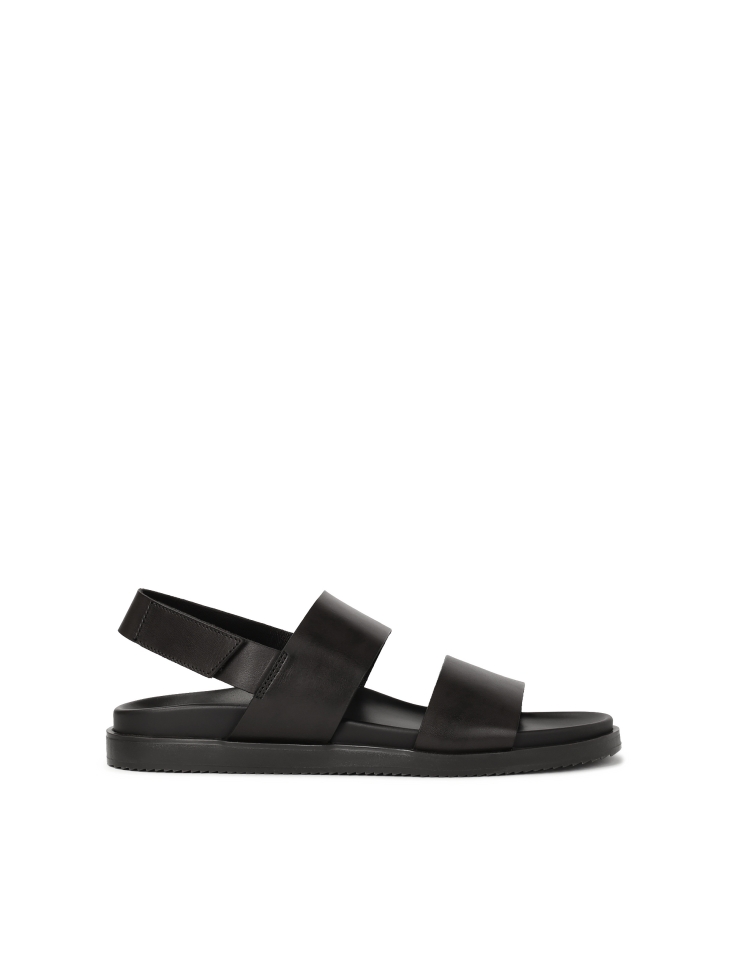 Velcro leather sandals