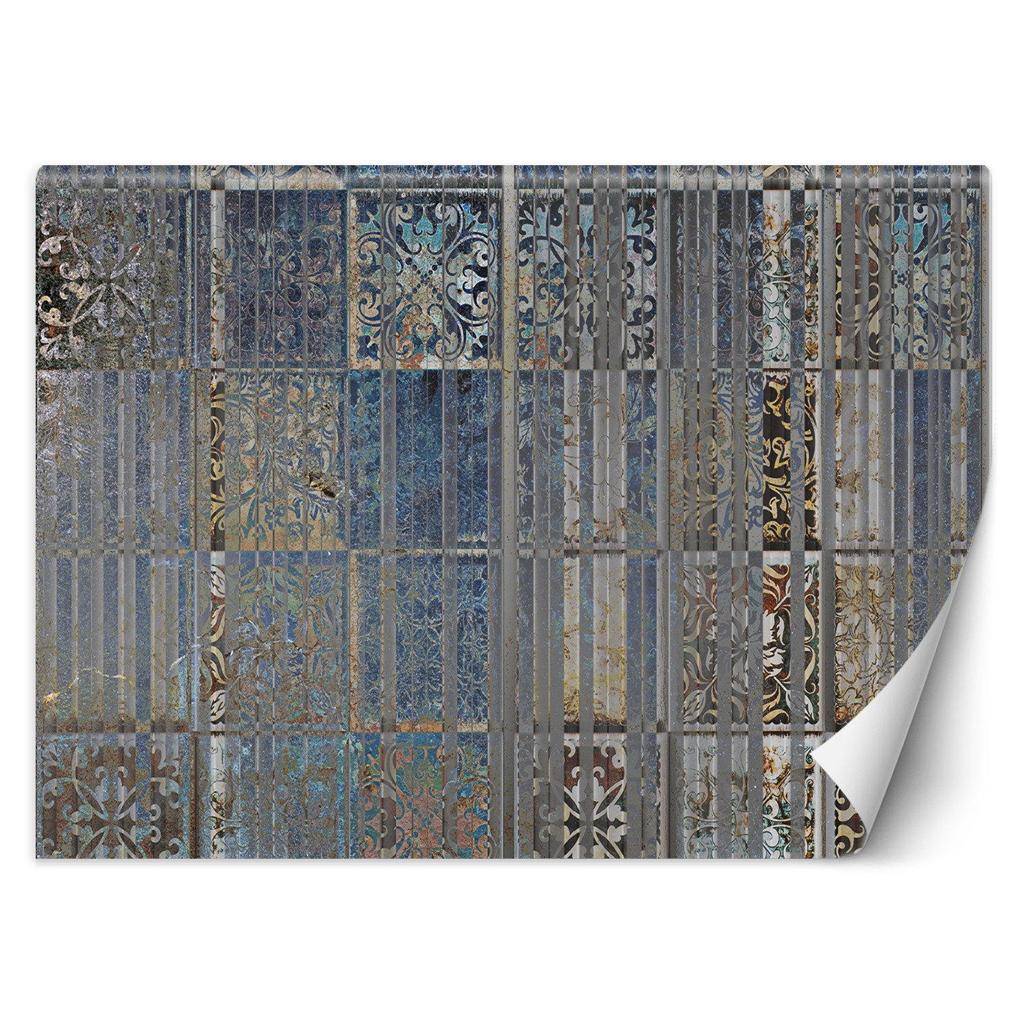 Feeby Fototapeta, Orient Mandala Błękit 150x105