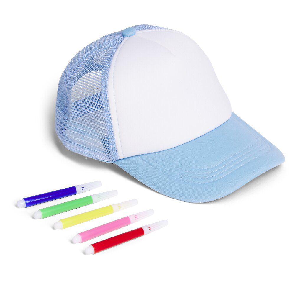 Casquette à colorier et crayons T56/58