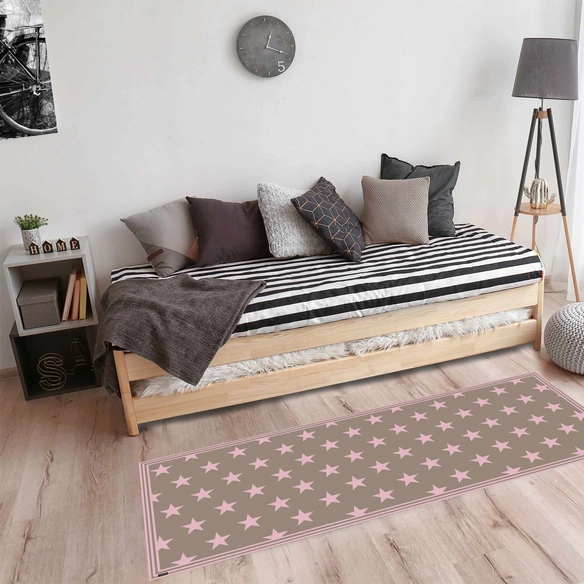 Vinyl Teppich »Mini«, BxL:180 cm x 68 cm, rosa