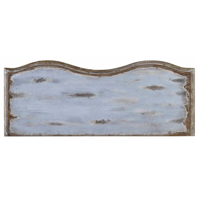 Hooker Furniture 49 Inch Wide 3 Drawer Hardwood Dresser from the - Whitewashed Blue