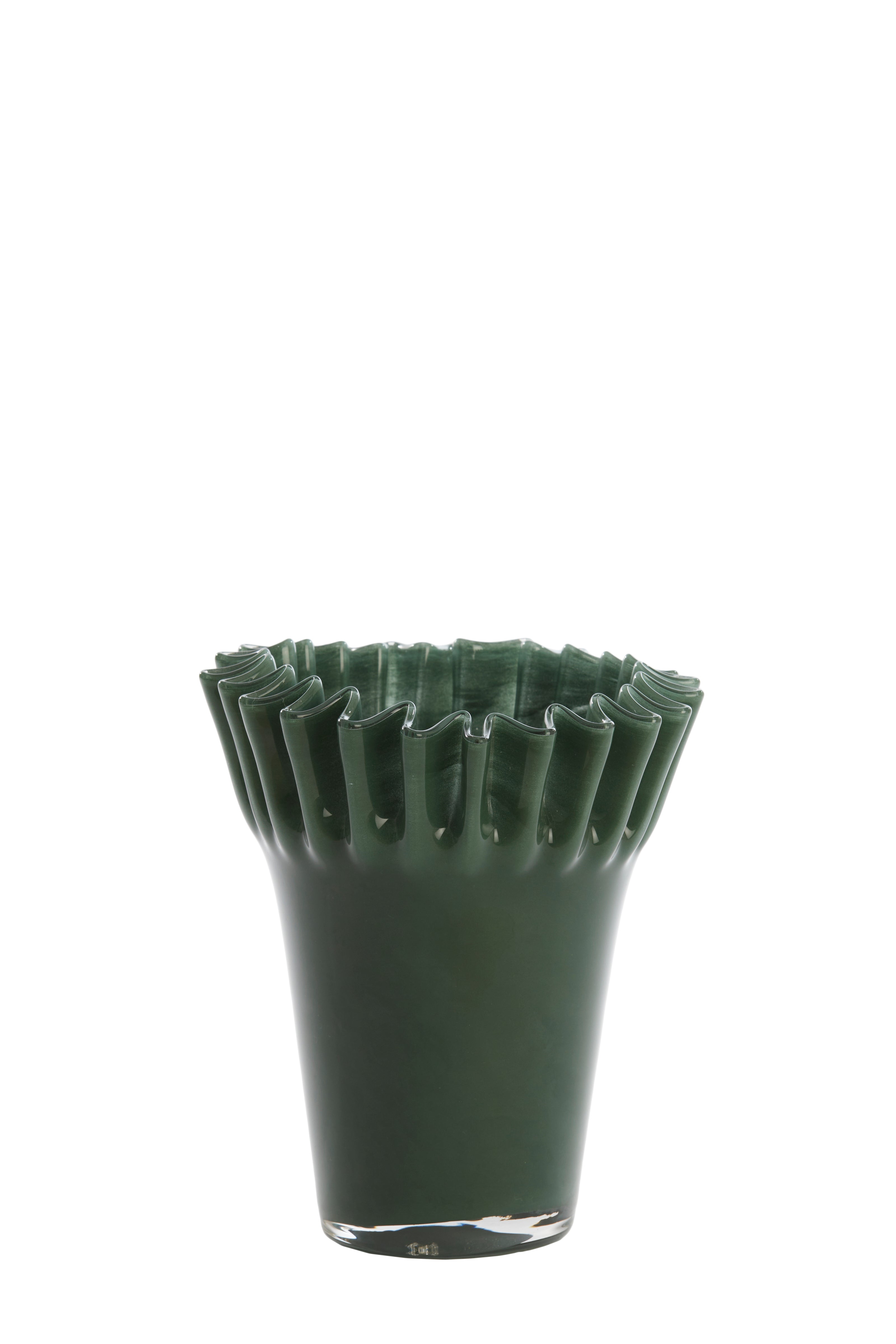 Light & Living vaas BARRIRO - Ø17.5x21cm - groen