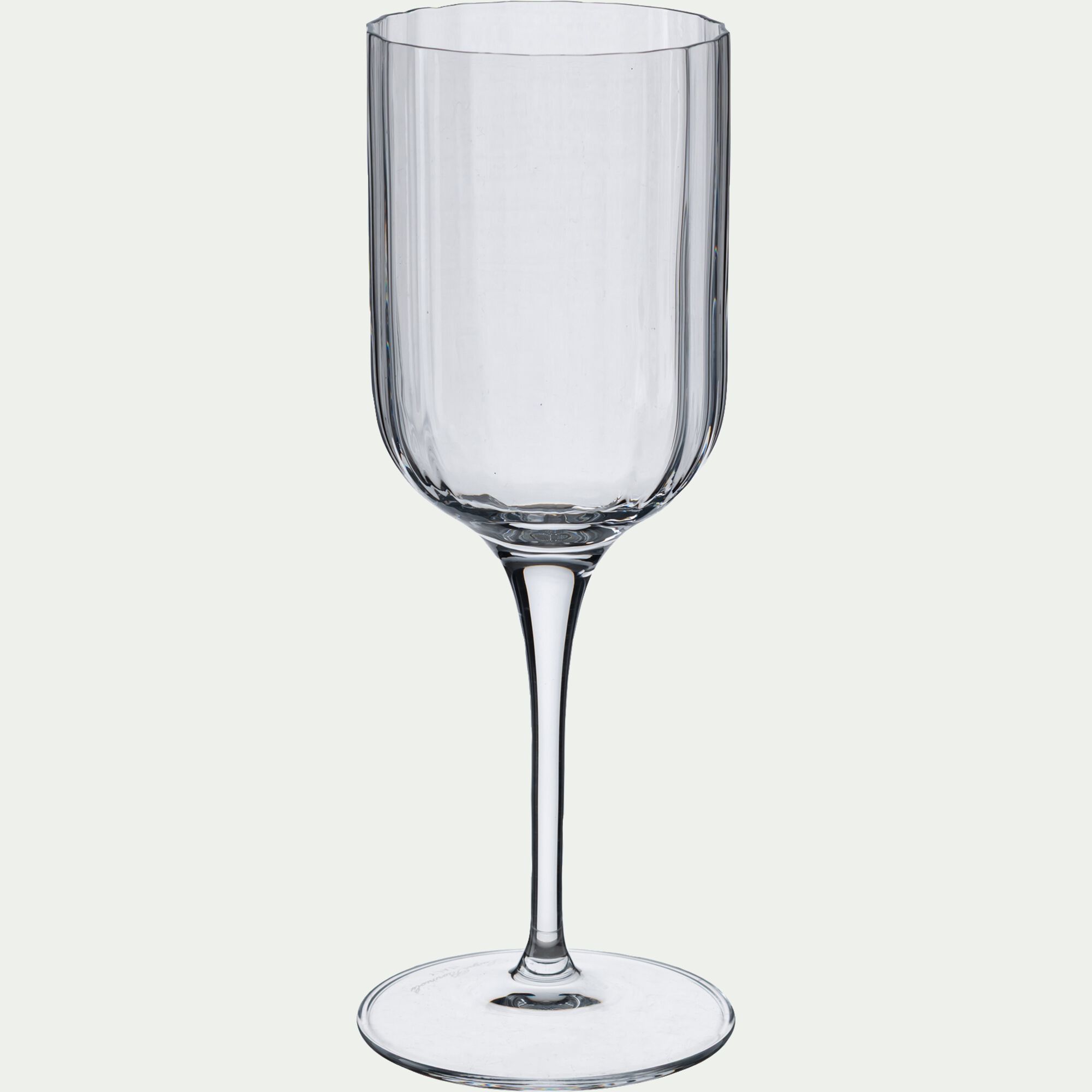 BACH - Coffret de 4 verres à pied tulipe en cristallin 28cl - transparent