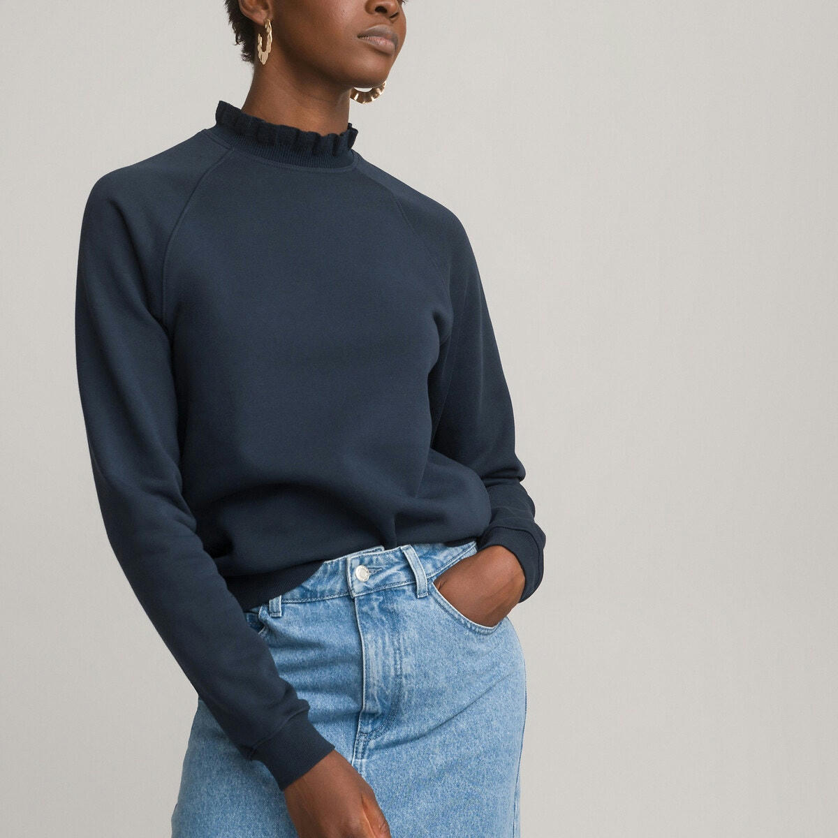Sweat col en maille
