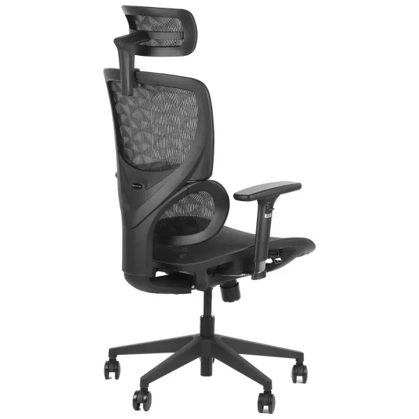 Fotel biurowy ERGONEW S1 czarny siatka