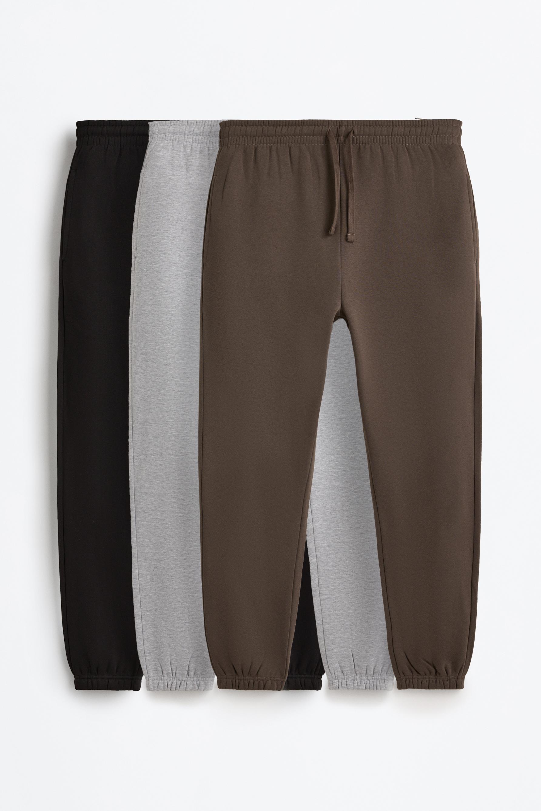 Pack 3 pantalones chándal básicos