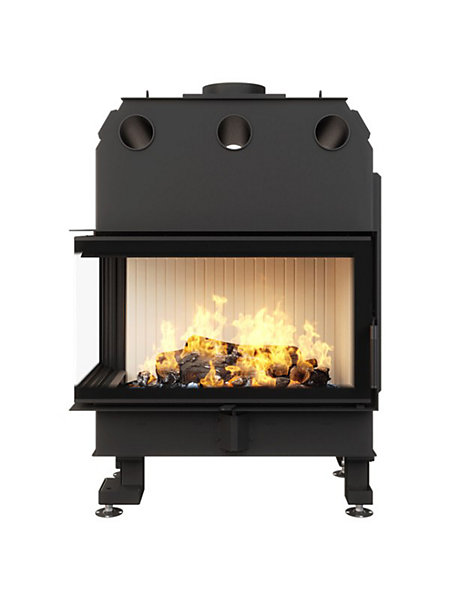Cheminée d'angle Insert Ouverture gauche Energy 85x50x47 (17 kW) ECO