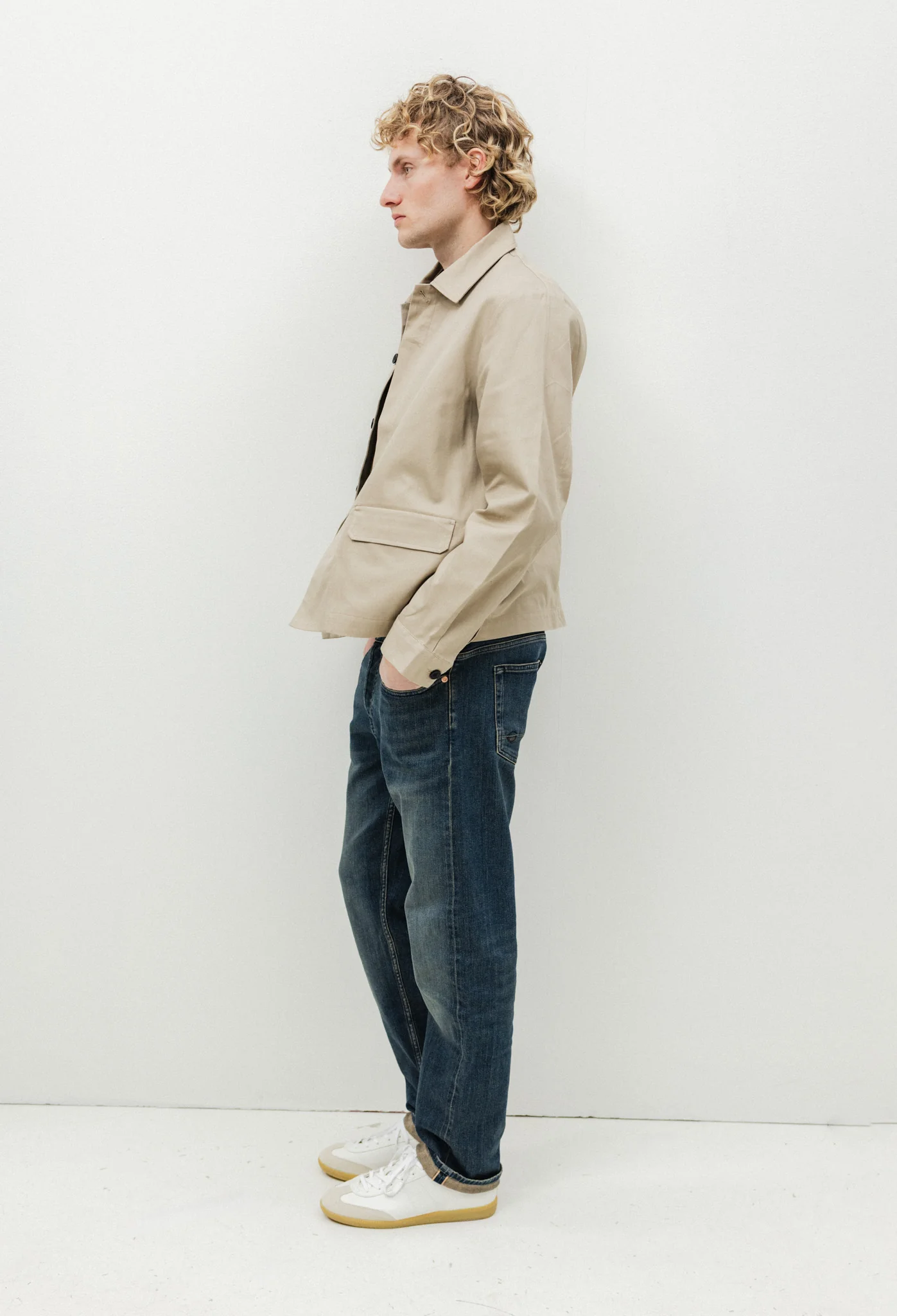 Hank Mid Tapered Selvedge - Earth Blue