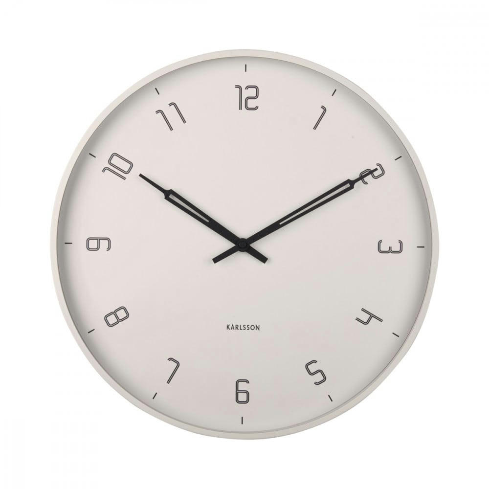 STARK - Horloge en métal gris D40cm