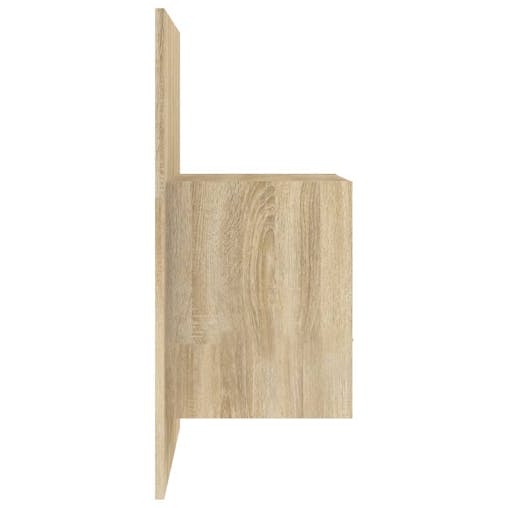NNEVL Wall-mounted Bedside Cabinets 2 pcs Sonoma Oak