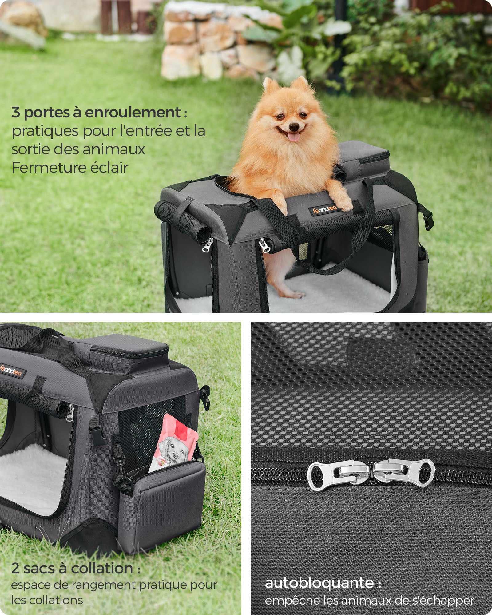 Feandrea Sac Transport Chat Chien