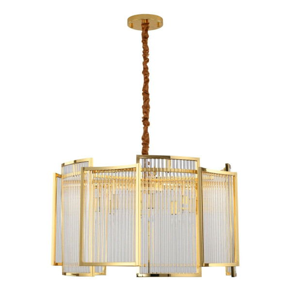 LAMPA WISZĄCA 80cm EKSKLUZYWNA złota IMPERIO