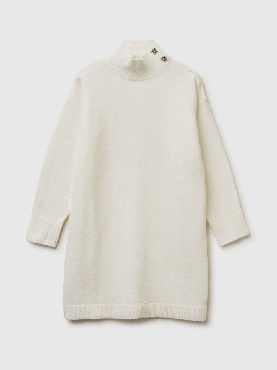 Turtleneck knit dress