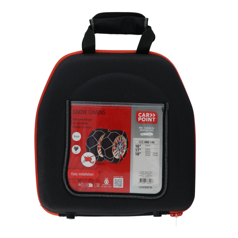 Chaîne à neige KNS-140 9 mm 2 pièces CARPOINT