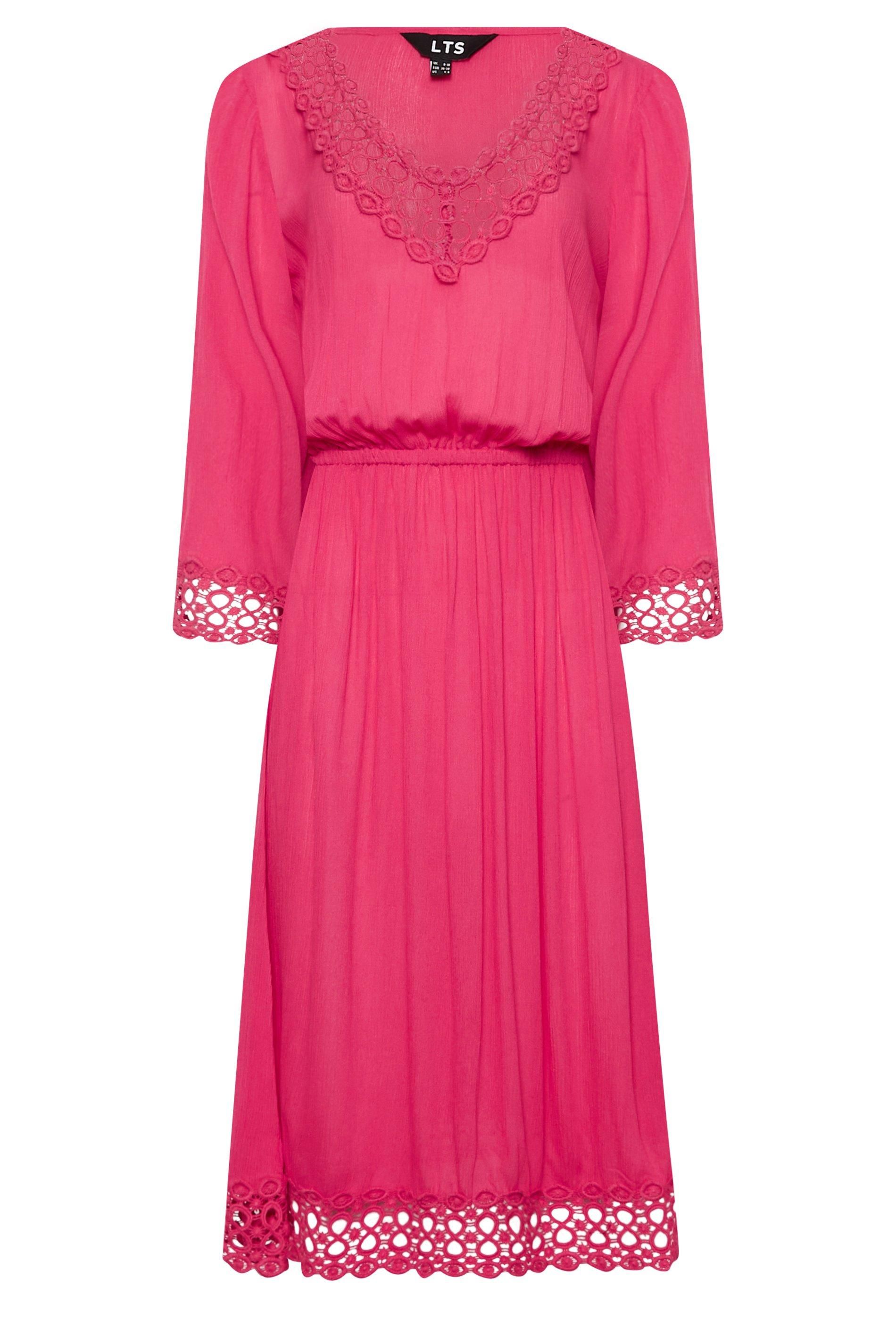 Long Tall Sally Tall Crochet Maxi Dress
