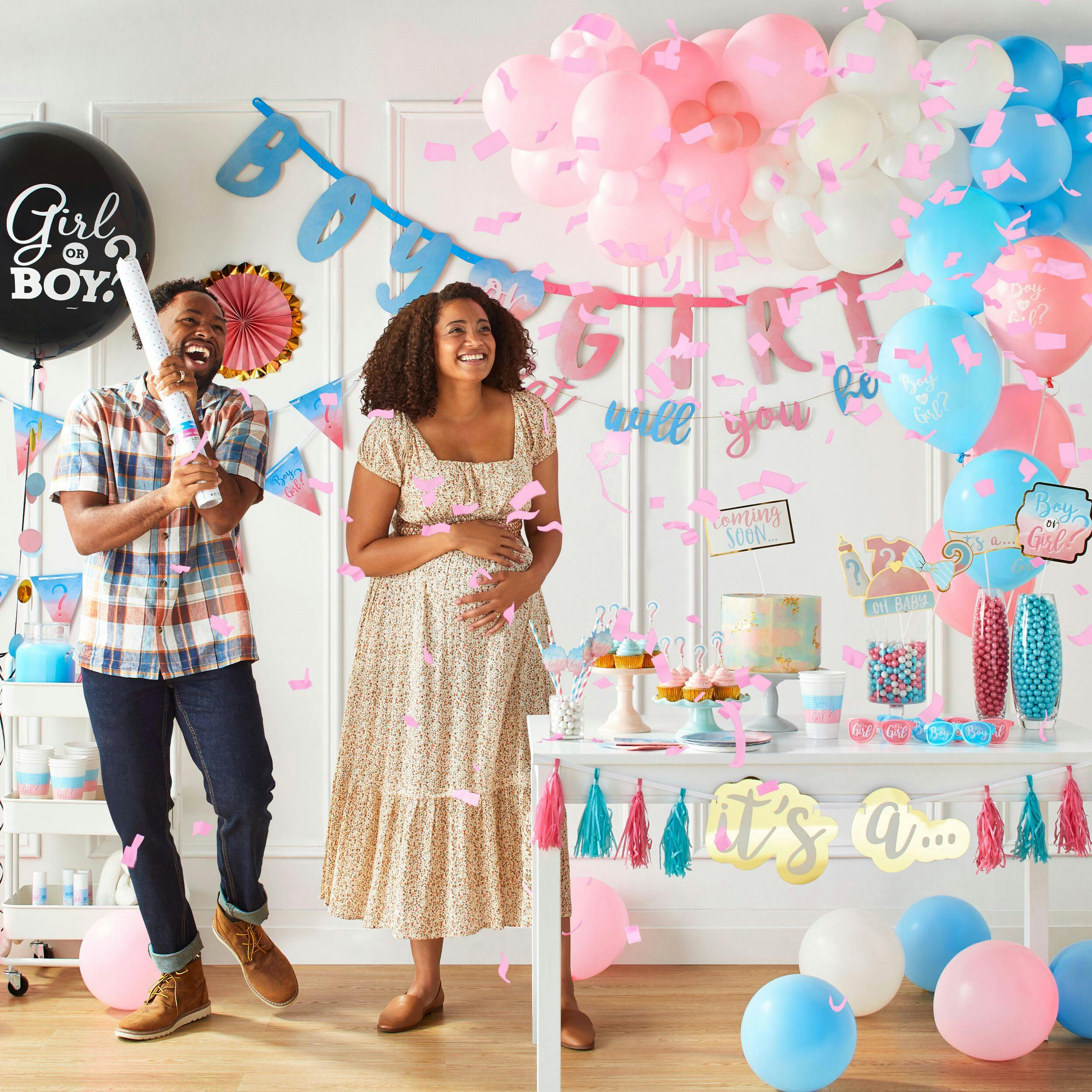 The Big Reveal Jumbo Letter Banner Kit