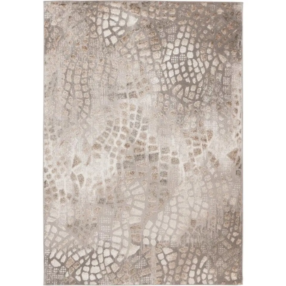 Lalee Vloerkleed Milas - Polyester - 120x170 cm zilver beige
